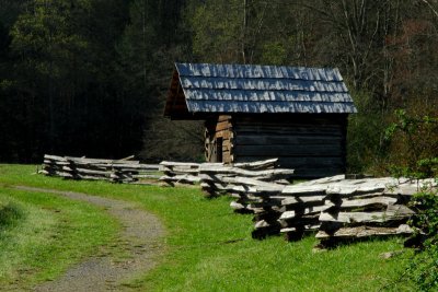 Dan Lawson's Smokehouse, circa 1856