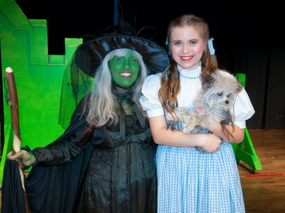 Witch And Dorothy As Friends After The Performance