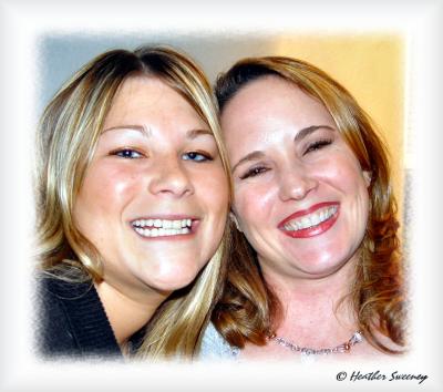 From the Wine Tasting on Saturday ... Danica & Patty
