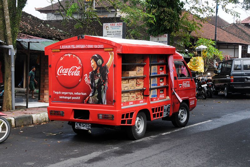 Coke delivery truck
