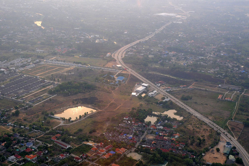 Chiangmai from the air