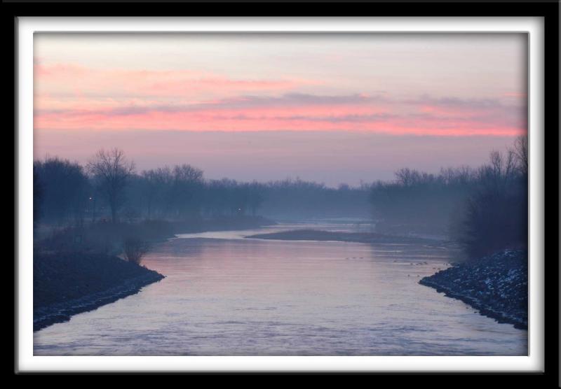 Winter Mist at the Spillway