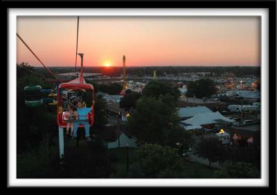 Sunset from Sky Glider