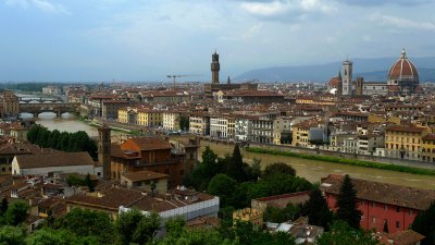 Vista de Firenze des de la Piazzale Michelangelo
