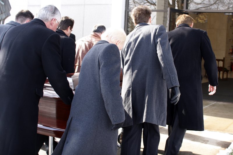 my dads funeral