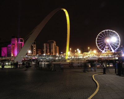 Night Scene, Newcastle-on-Tyne.JPG