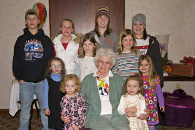 Great Isabel With Great Grandchildren