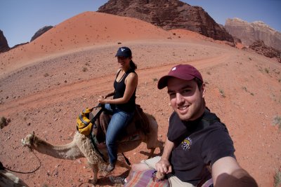 Us on our camels.
