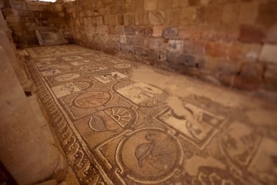 Byzantine church mosaics.