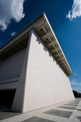 Another shot of the side of the library.