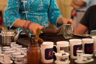 We were then treated to a tea ceremony inside a building in the garden.