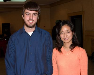 Me and Zhang laoshi, my Hanyu teacher.