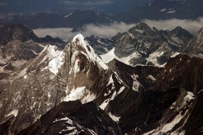 Mountains on the edge of the Tibetan Plateau.