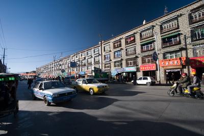 The Tibetan side of the city.