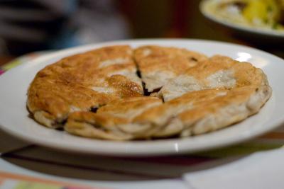 Traditional Tibetan Yak meat pie, this was so damn good.  Noticing a pattern in the food yet?