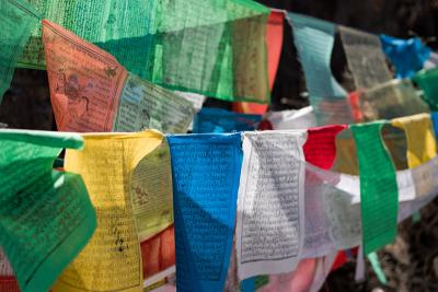 Prayer flags.