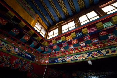 Intricate decorations inside one of the chapels.