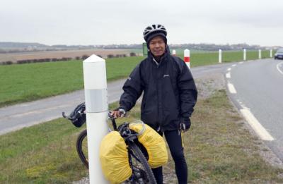 Looked like I was the only one who felt cold. What do you expect when I had the fattest heaviest tyres and heaviest load.