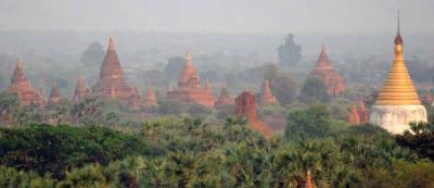  View of Bagan Temple Plain