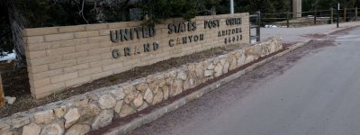 Grand Canyon Post Office Sign