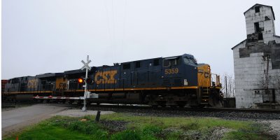 CSX 5329 Northbound at Rileysburg IN
