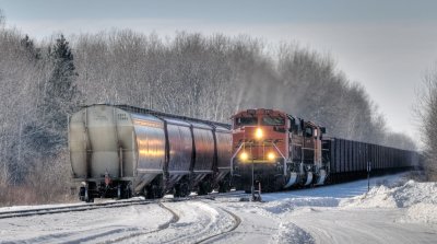 Train meet Hinkley MN