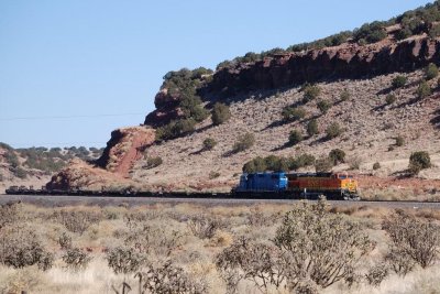 Westbound at Scholes NM