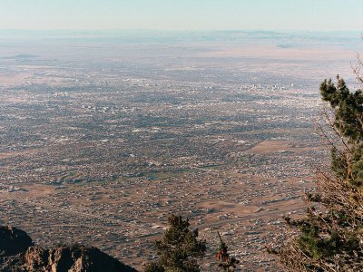 From Sandia Peak