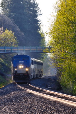 Amtrak 142 Running Hot to Portland
