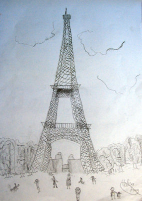 Eiffel Tower, Melisa, age:9