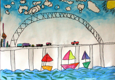 Auckland Bridge, Jamie, age:5