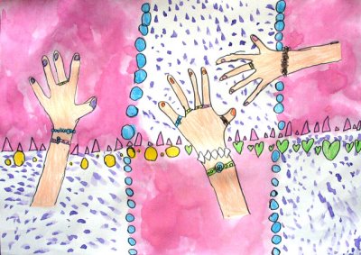 my hands, Annie, age:5