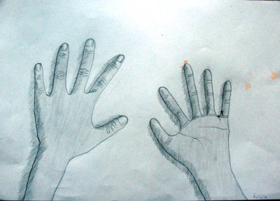 my hands, Kelvin Xie, age:8