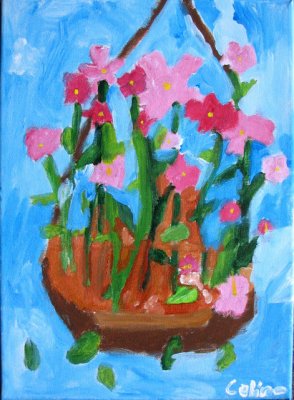 basket flower, Celina, age:6.5