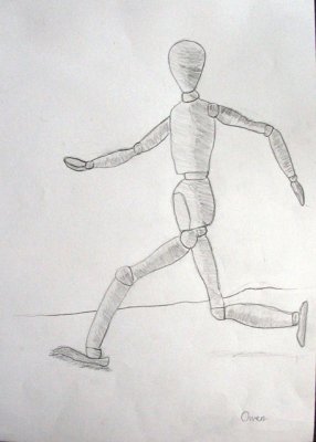 figure drawing, Owen, age:9.5