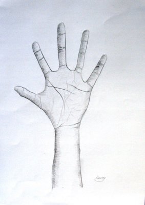 my hand, Kerry, age:9.5