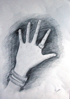 my hand, Yinan, age:13