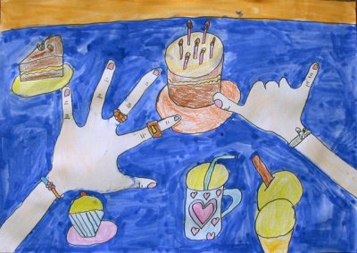 my hands, Annie Peng, age:7
