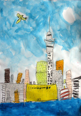 Sky Tower, Stanley, age:5
