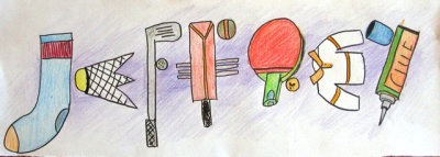 name design : Sports Jeffrey, Jeffrey, age:12