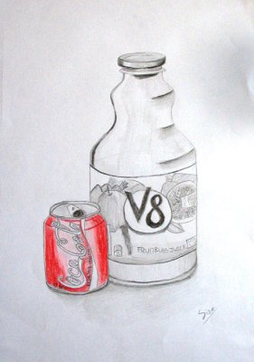 tin and bottle, Yinan, age:13