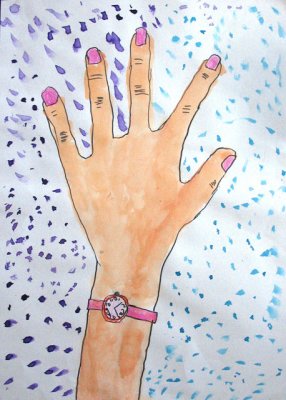 my hand, Flora, age:6