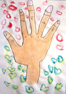 my hands, Ann, age:5