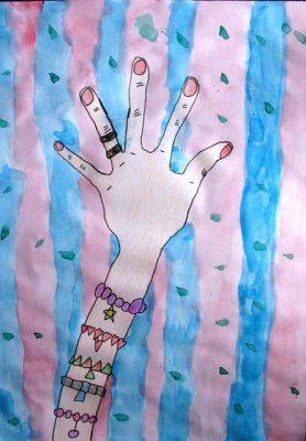my hand, Christina, age:6