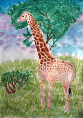 giraffe, Lucy Chen, age:7