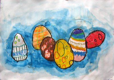 Easter Eggs, Rick, age:6