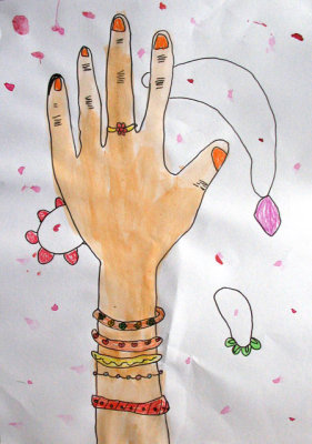 my hand, Tracy, age:5