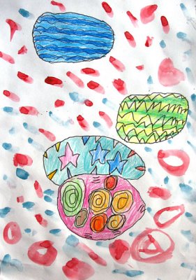 Easter Eggs, Samuel, age:6