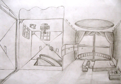 perspective: my dream room, Jacky, age:13