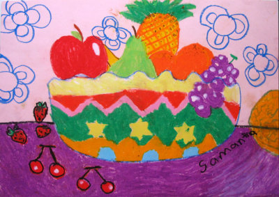 fruits, Samantha, age:6